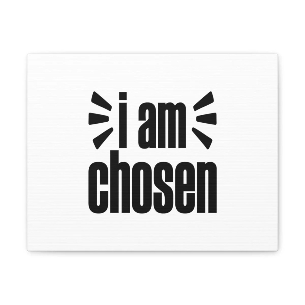 Scripture Walls I Am Chosen Deuteronomy 7:6 Christian Wall Art Bible Verse